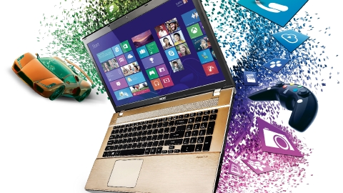 Разработка концепции и анимация баннера Acer Aspire V3