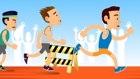 Создание flash-баннера «Ипотечный забег» банка Дельтакредит